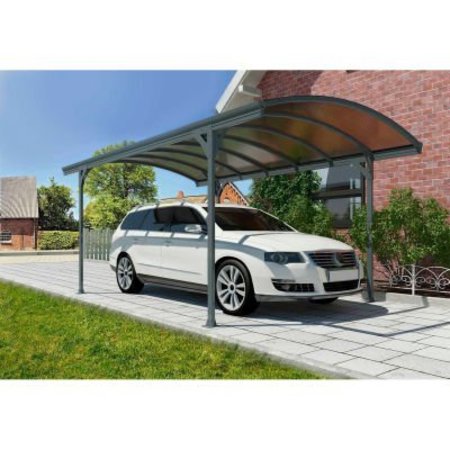 POLY-TEX Palram - Canopia Vitoria HG9130 Carport - 16'L x 10'W Gray/Bronze 702348